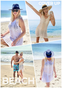 Women Swimsuits Cover Ups Crochet Bathing Suit