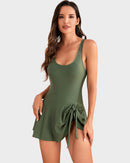 Floral Print Tummy Control Swimdress